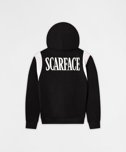 Reason Clothing Smart Buy Scarface Tony Montana Full Zip Hoodie - Black