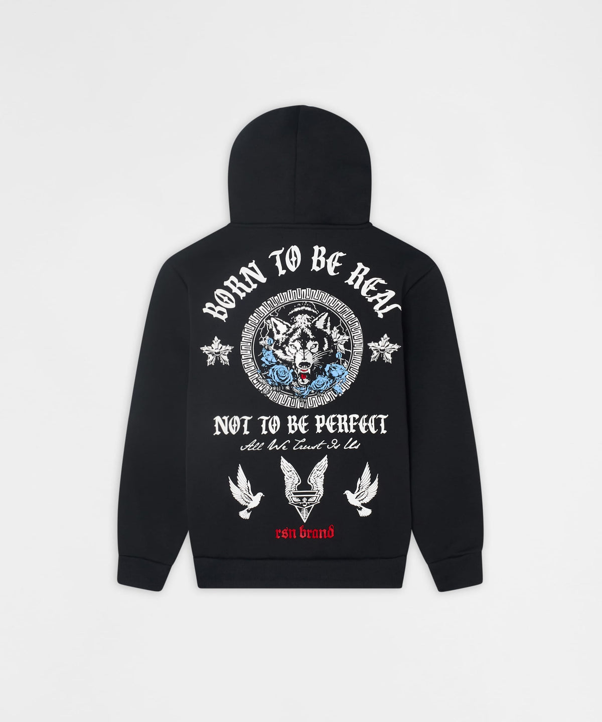 Reason Clothing Premium Trust No. 1 Graphic Long Sleeve Hoodie - Black