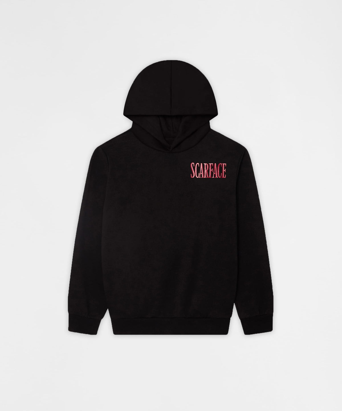 Reason Clothing Popular Scarface Tony Montana Graphic Back Print Hoodie - Black