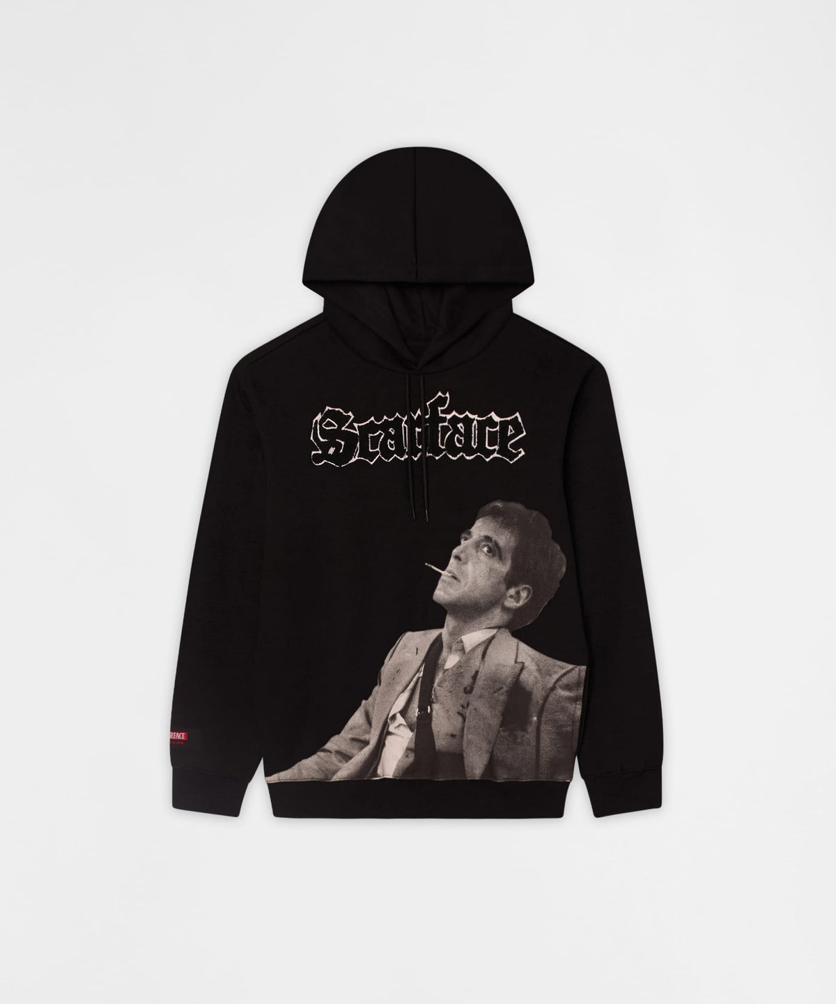 Reason Clothing Top Pick Scarface Old English Hoodie - Black