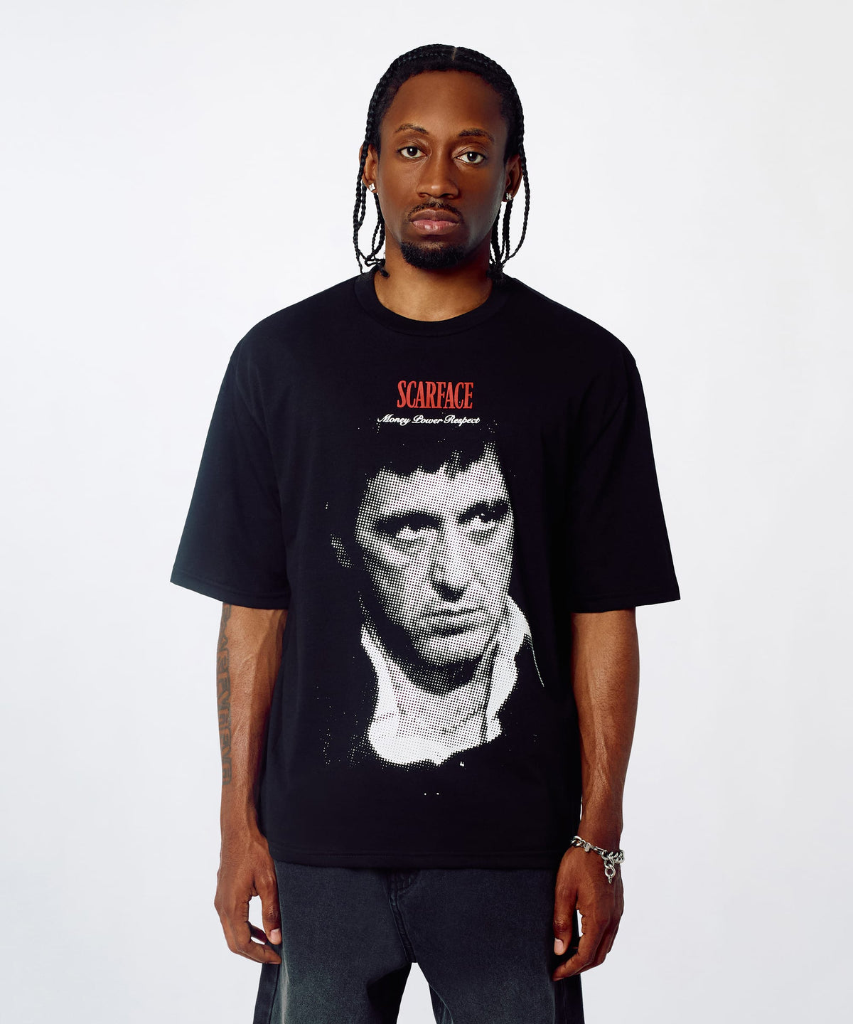 Reason Clothing Recommended Scarface MPR Grephic Tee - Black