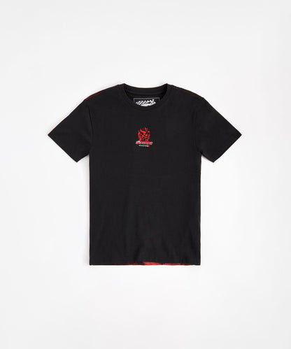 Reason Clothing Deals Dodge Demon Graphic Short Sleeve Tee - Black