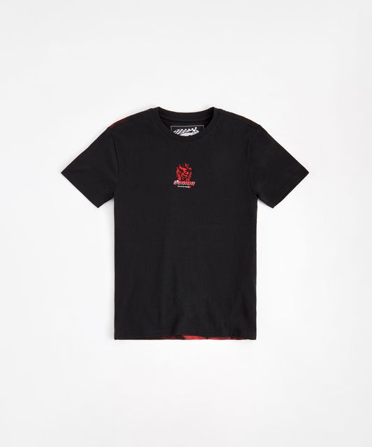 Reason Clothing Deals Dodge Demon Graphic Short Sleeve Tee - Black