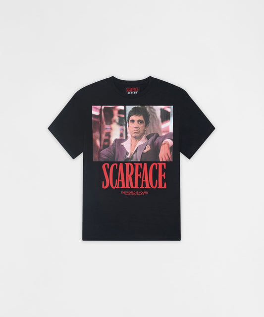 Reason Clothing Hot Sale Scarface Short Sleeve Tee - Black