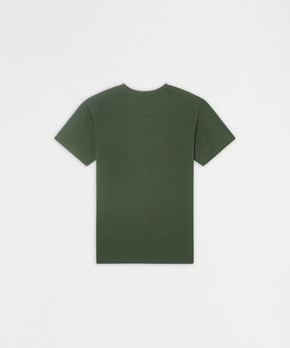 Reason Clothing Latest Scarface White Suit Short Sleeve Tee - Olive Green