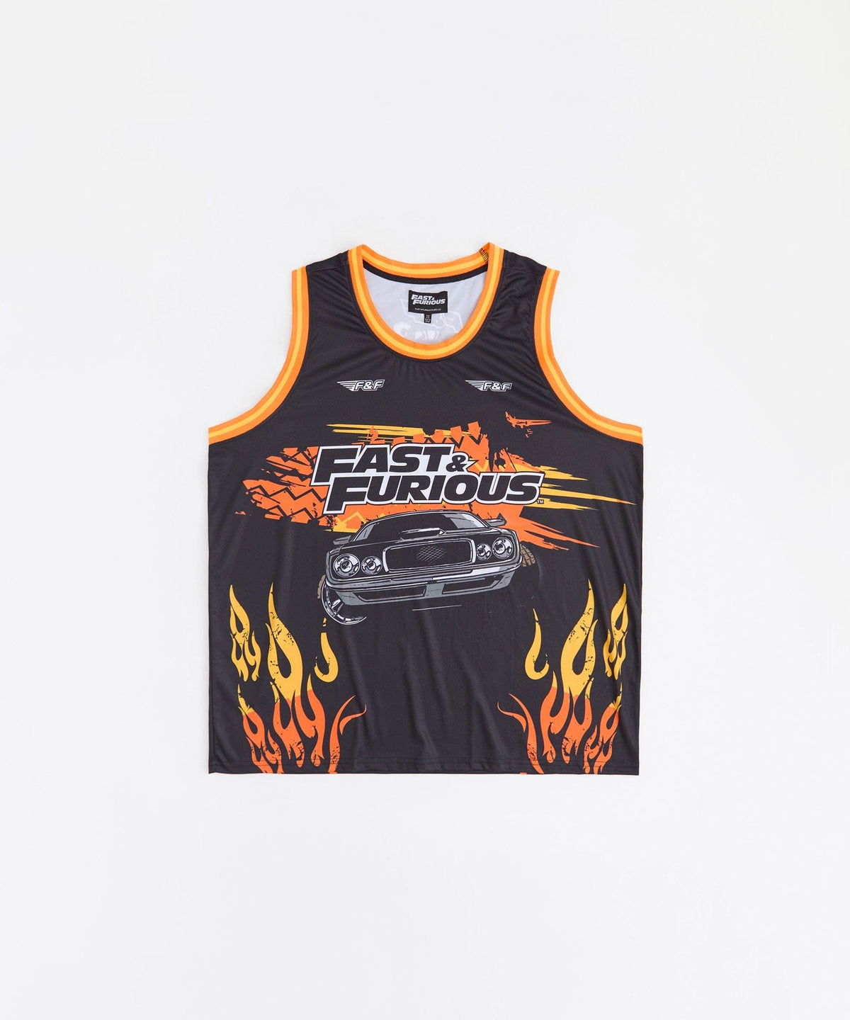 Reason Clothing Trending Fast & Furious Burnout Women's Plus Size Sleeveless Basketball Jersey
