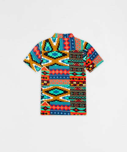 Reason Clothing Hot Sale Aztec Print S/S Shirt