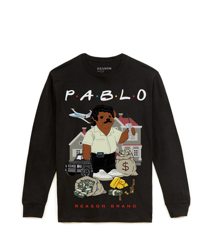 Reason Clothing Top Pick Pablo Long Sleeve Tee - Black