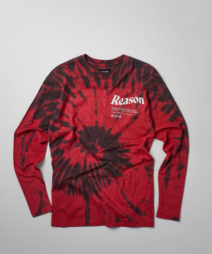 Reason Clothing Trending Trade Tie Dye Long Sleeve Tee