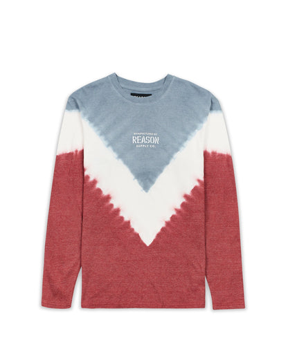 Reason Clothing New Long Sleeve Tie Dye Tee Regular Is Live