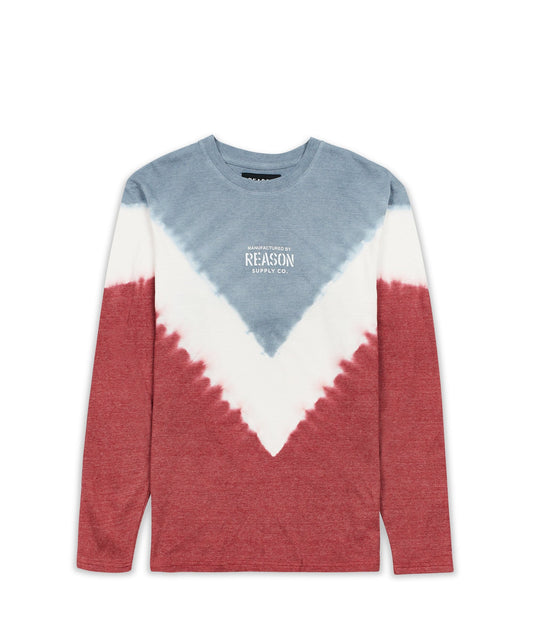 Reason Clothing New Long Sleeve Tie Dye Tee Regular Is Live