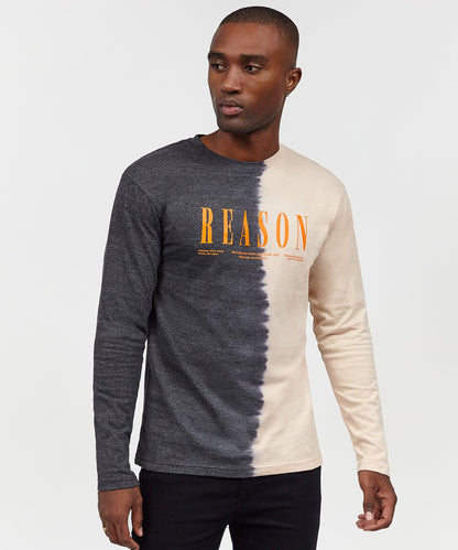 Reason Clothing Deals Hoax Long Sleeve Logo Tee