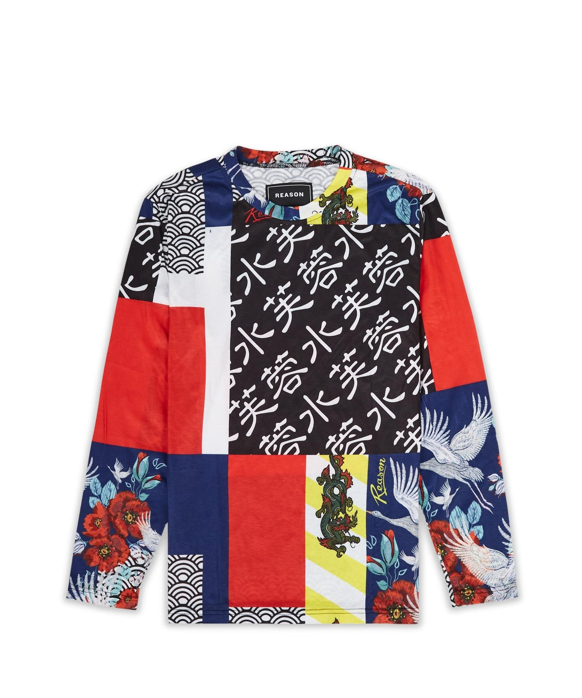 Reason Clothing Sale Swan Long Sleeve Tee