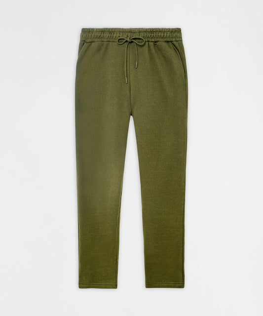 Reason Clothing Premium Classic Open Hem Pant - Olive Green