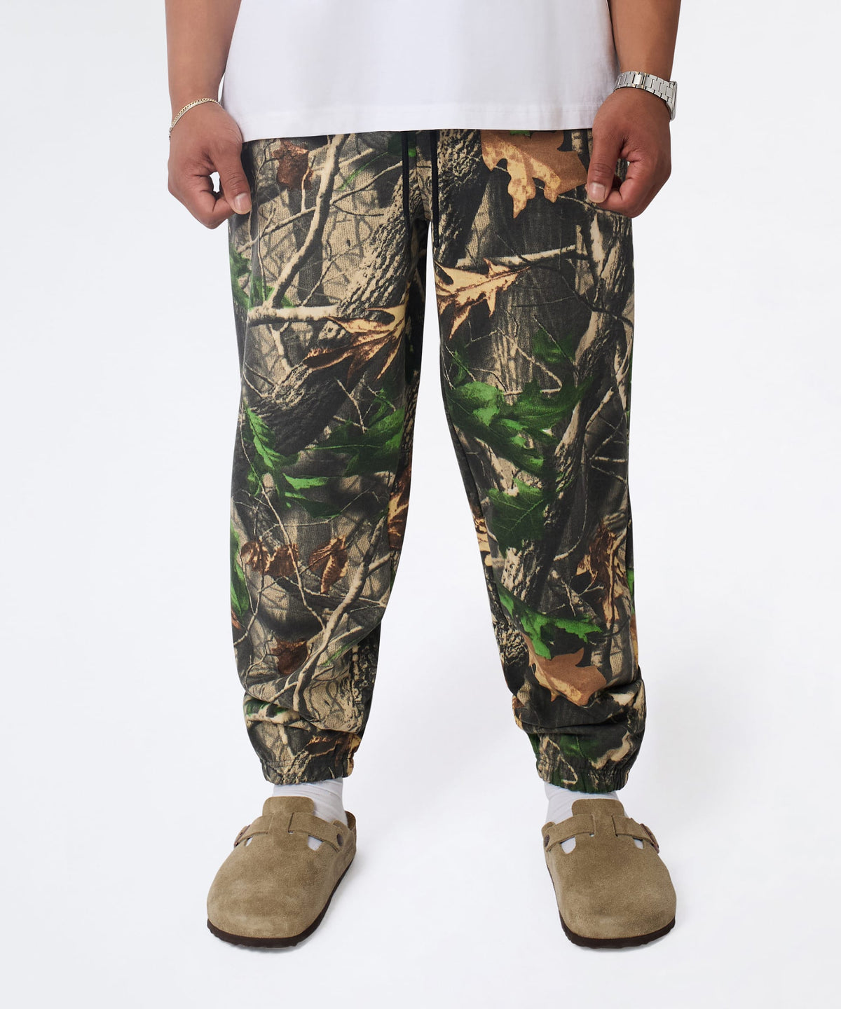Reason Clothing Best Seller Classic Jogger Pant - Dark Brown Tree