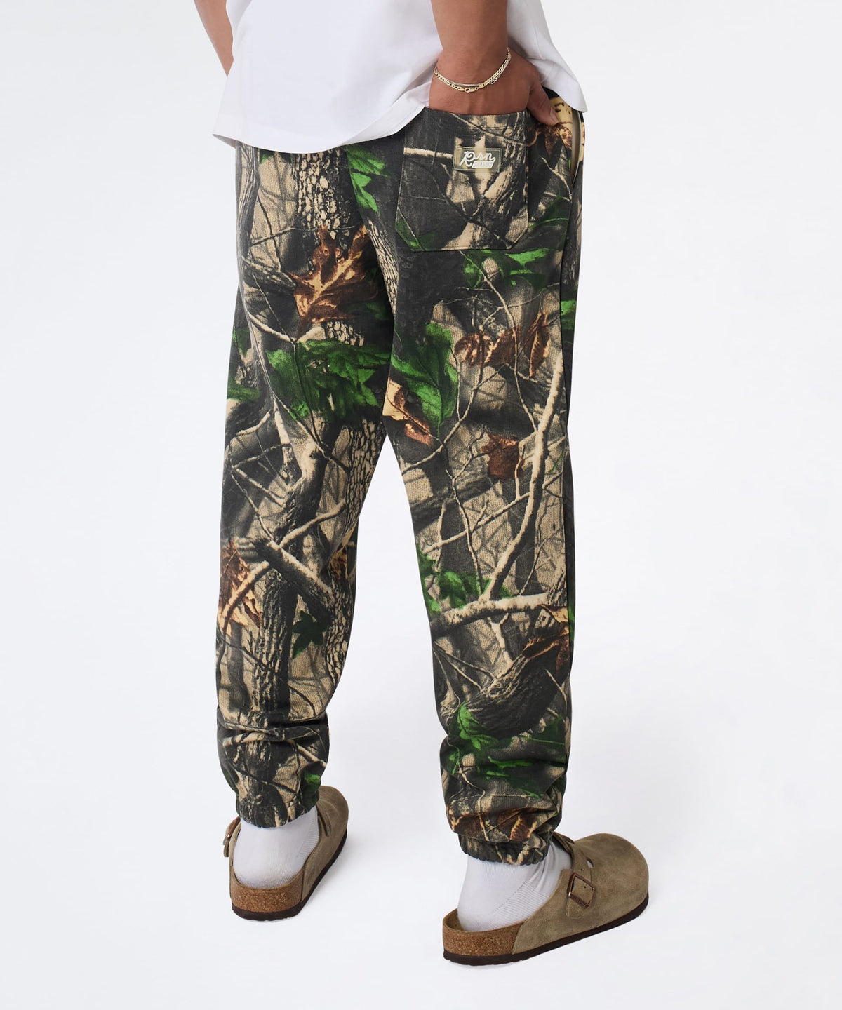 Reason Clothing Best Seller Classic Jogger Pant - Dark Brown Tree