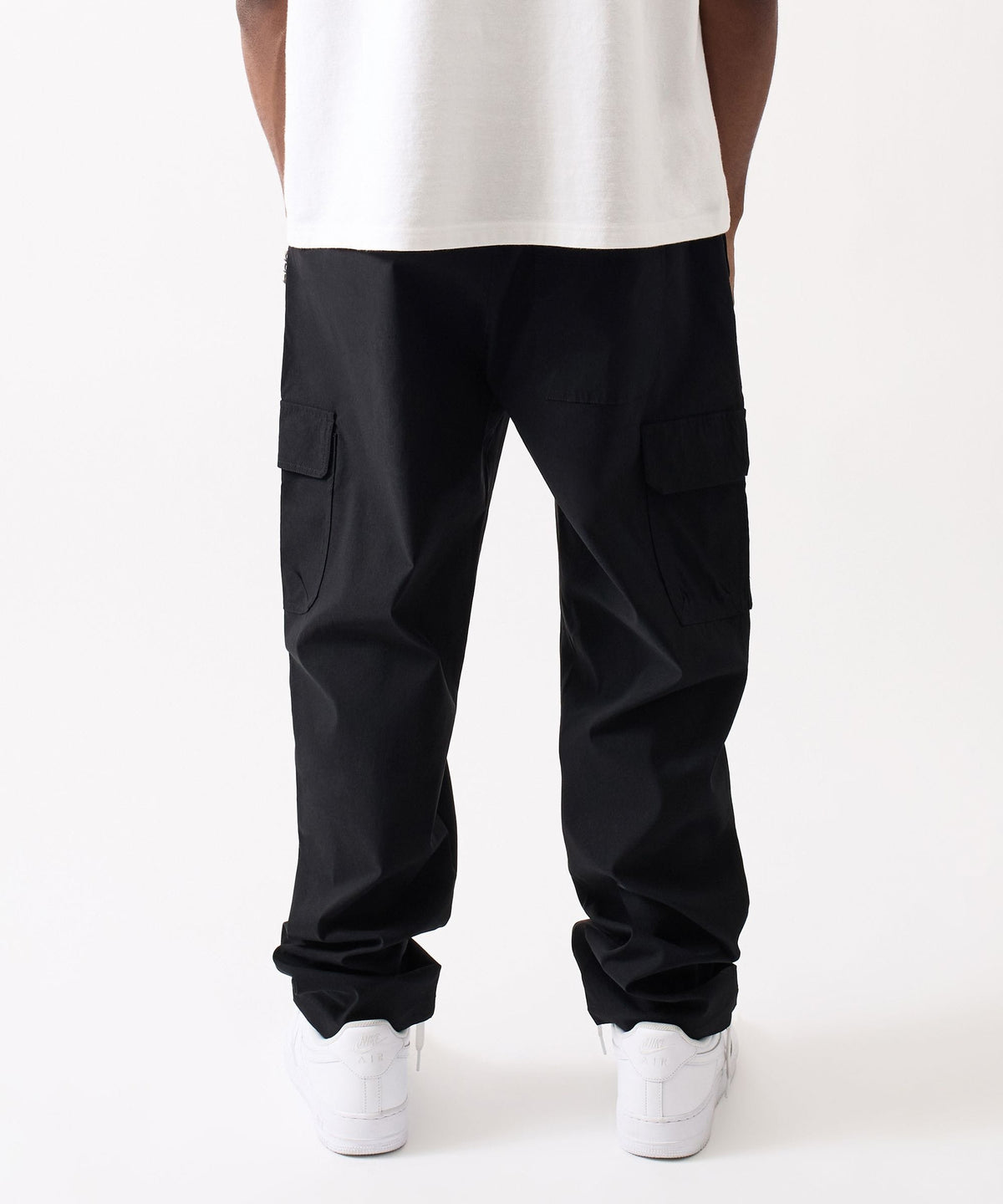 Reason Clothing Hot Sale Utility Nylon Cargo Pants - Black