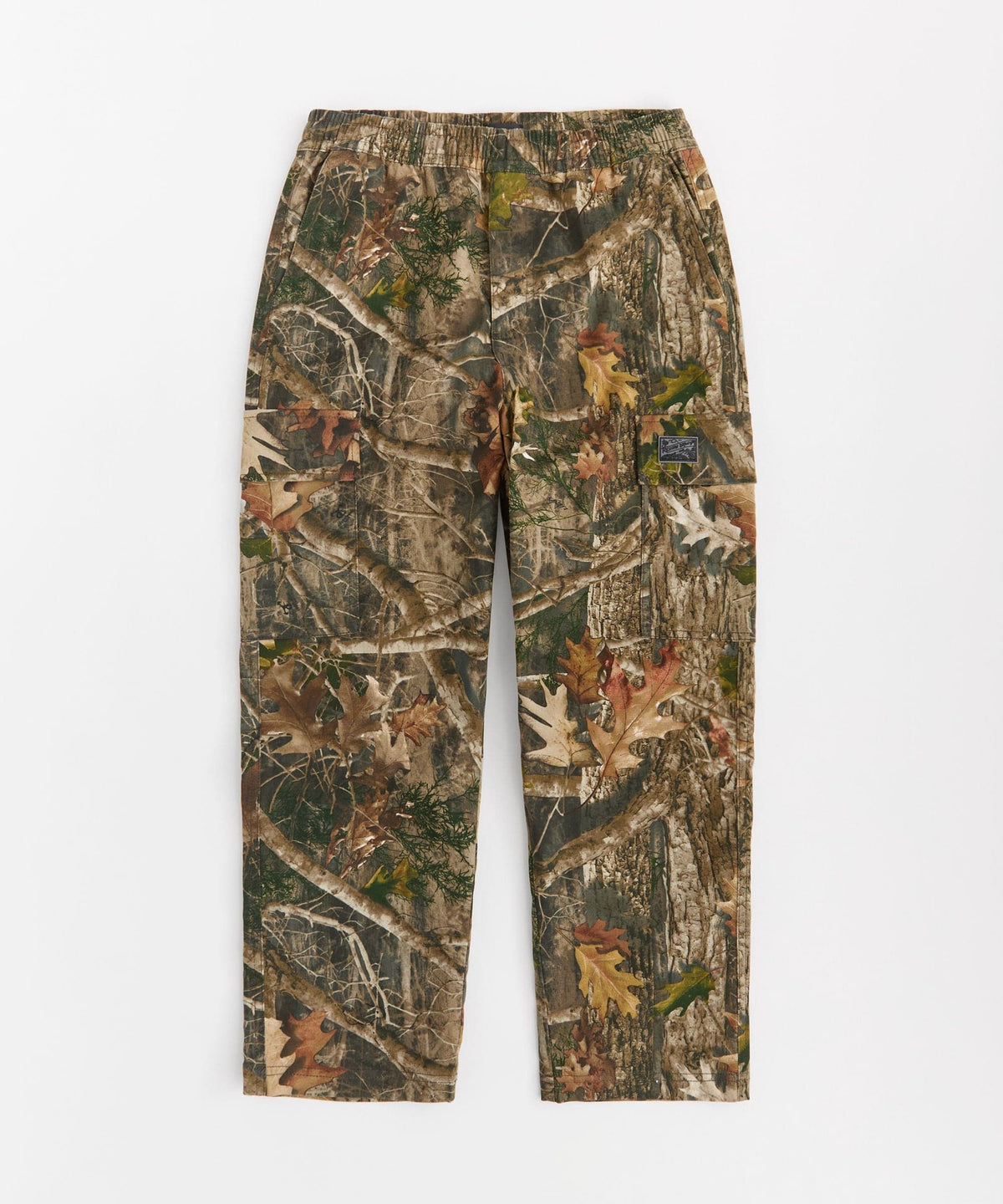 Reason Clothing Hot Sale Real Camo Relaxed Fit Cargo Twill Pants - Brown Tree
