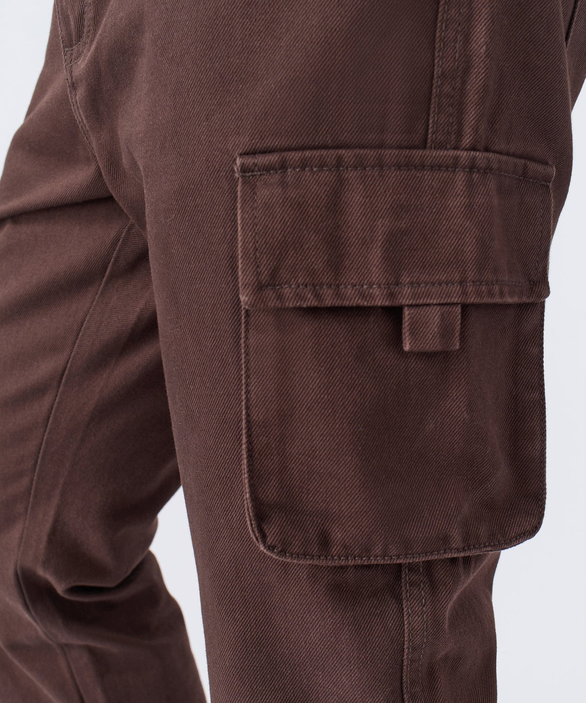 Reason Clothing Sale Utility Cargo Pants - Brown