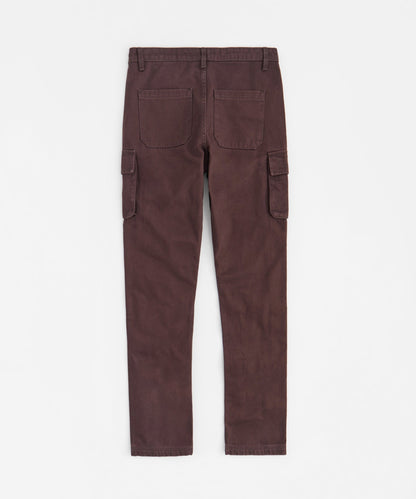 Reason Clothing Sale Utility Cargo Pants - Brown