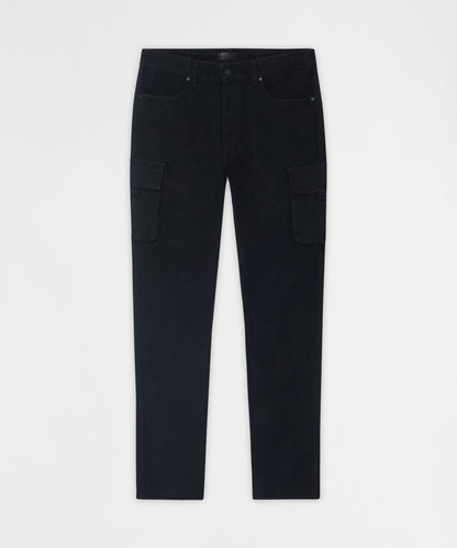 Reason Clothing Best Seller Classic Utility Cargo Pants - Black