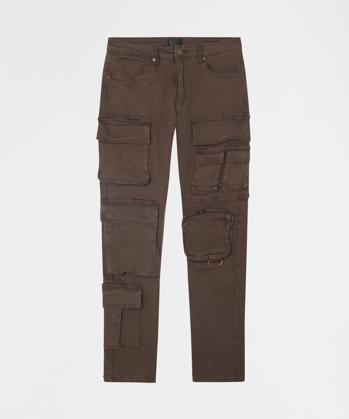 Reason Clothing Exclusive Loadout Cargo Denim Pants - Brown