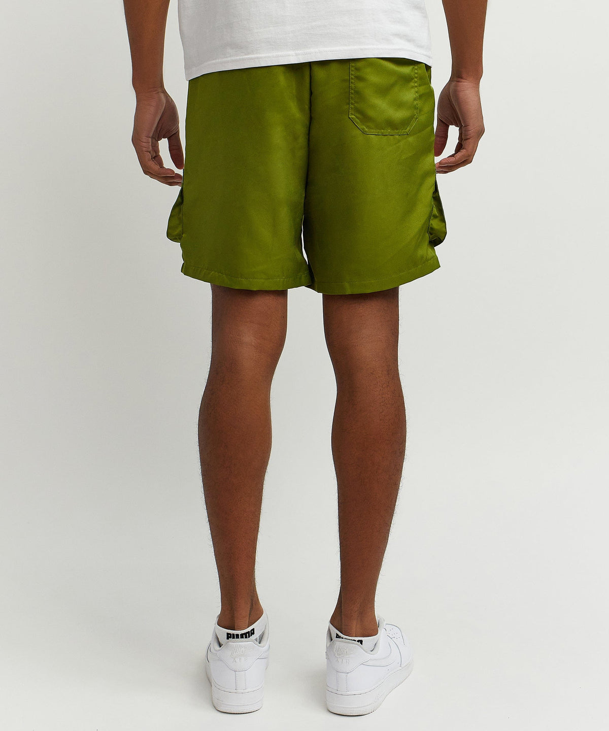 Reason Clothing New Multi Pocket Nylon Cargo Short