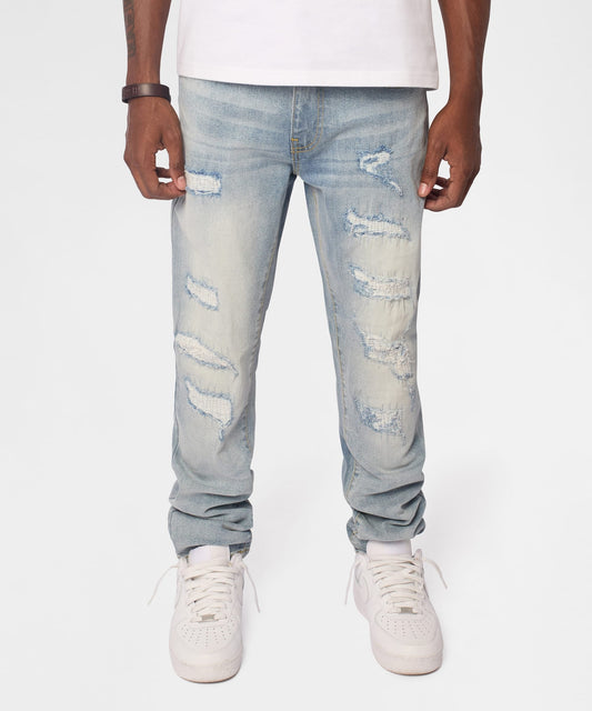 Reason Clothing Exclusive Float Denim Jeans - Blue