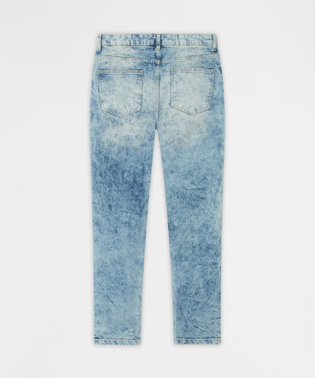 Reason Clothing Essential Dawn Distressed Skinny Jeans - Blue