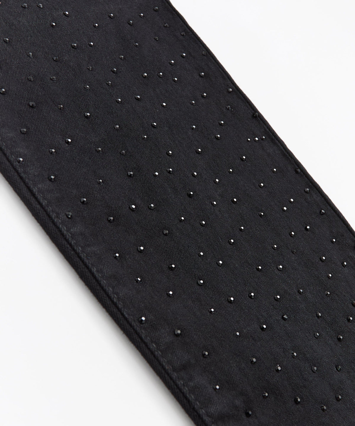 Reason Clothing Essential Midnight Rhinestone Skinny Jeans - Black