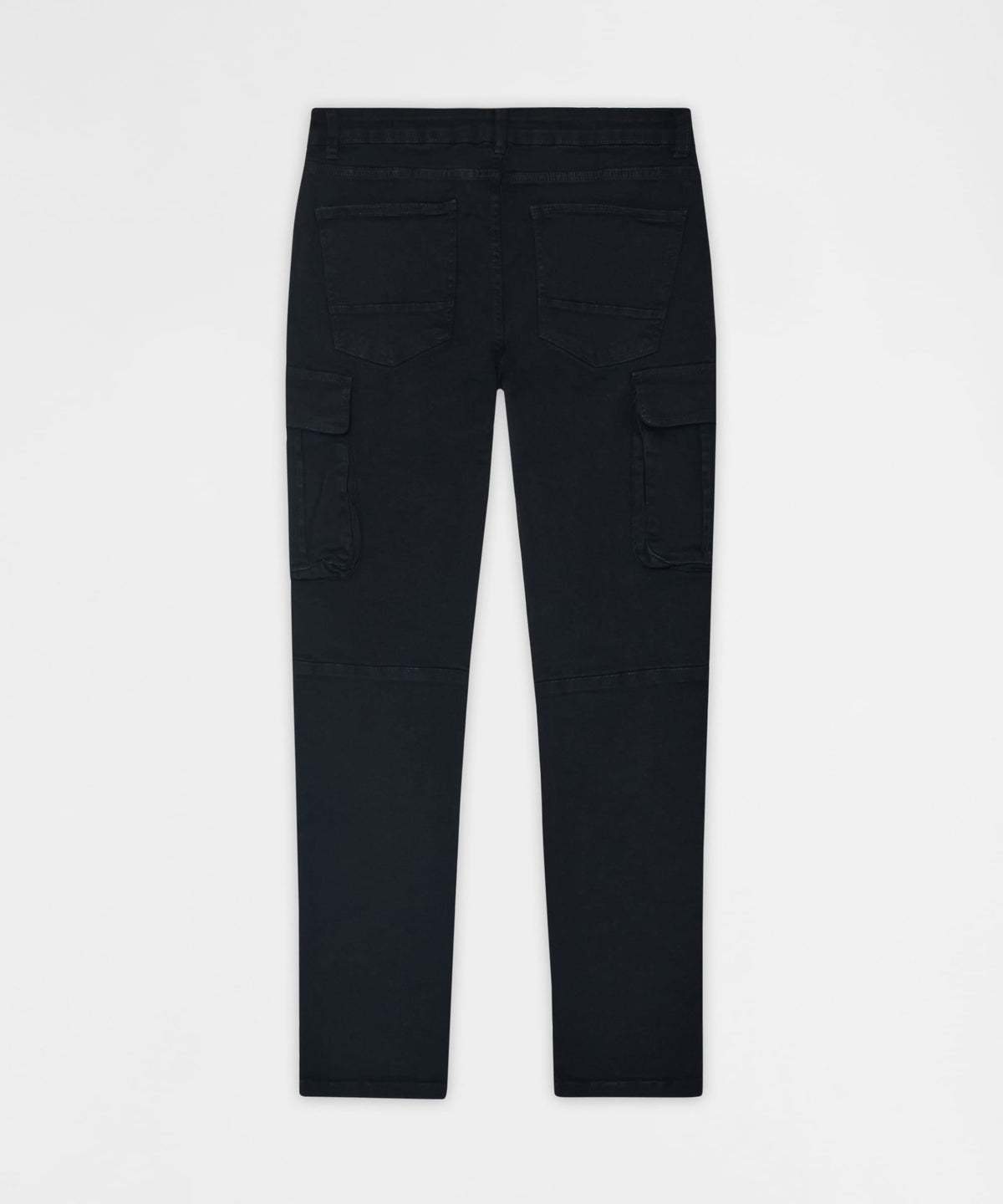 Reason Clothing Trusted Utility Cargo Denim Skinny Jeans - Black