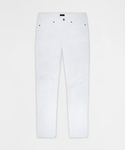 Reason Clothing Essential Arctic Distressed Skinny Jeans - White