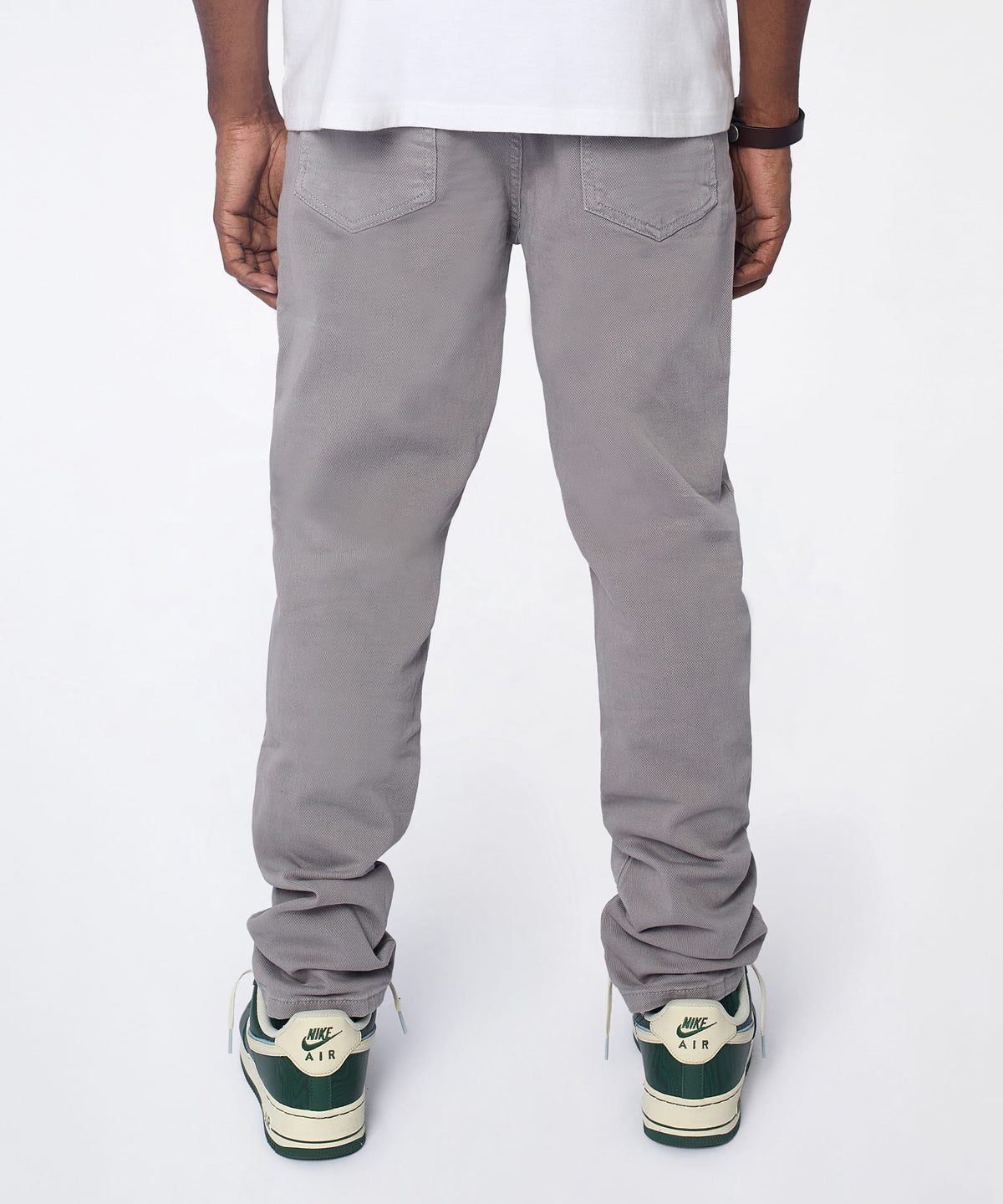 Reason Clothing Premium Essential Distressed Skinny Jean - Grey