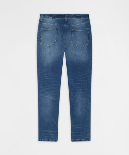 Reason Clothing Customer Favorite Starburst Studded Skinny Jeans - Blue