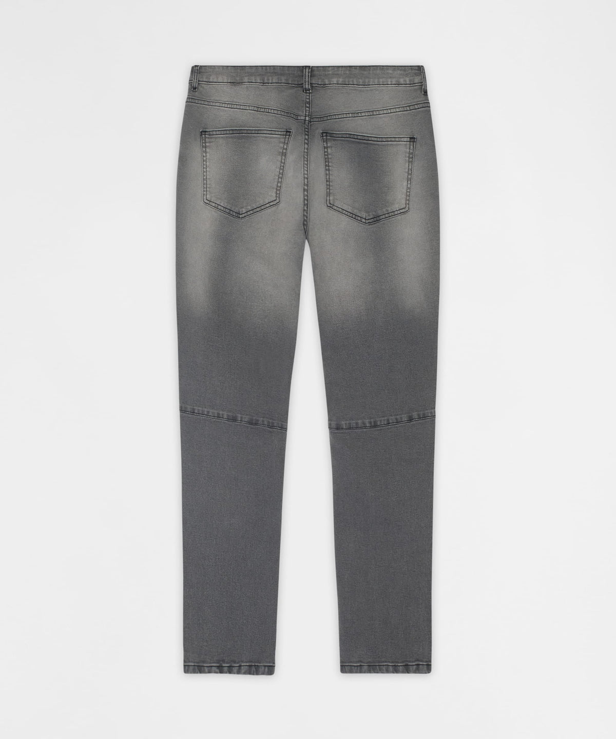 Reason Clothing Quality Shadow Skinny Ripped Jeans - Grey