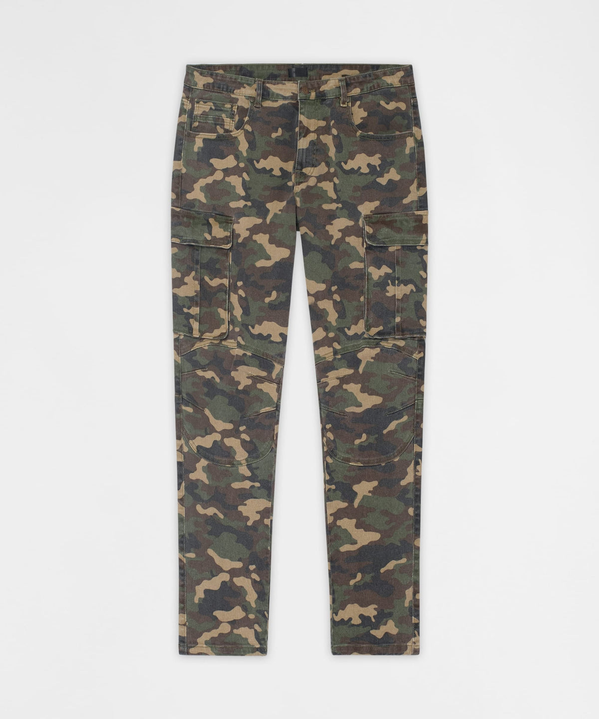 Reason Clothing Trusted Moto Denim Skinny Jeans - Camo