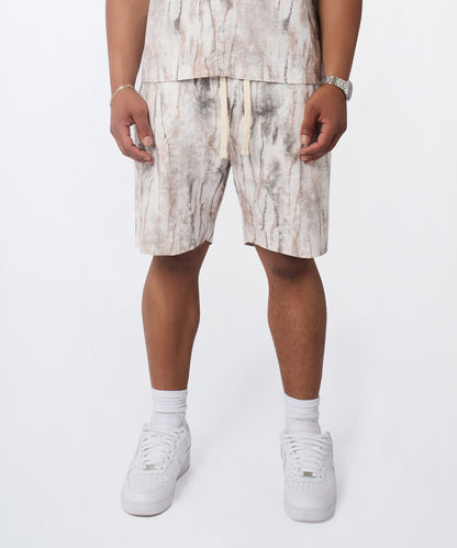 Reason Clothing Exclusive Textured Marble Shorts