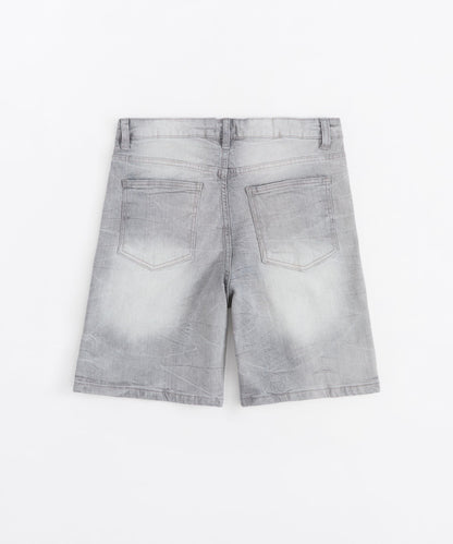 Reason Clothing Exclusive RIP And Repair Shorts - Grey
