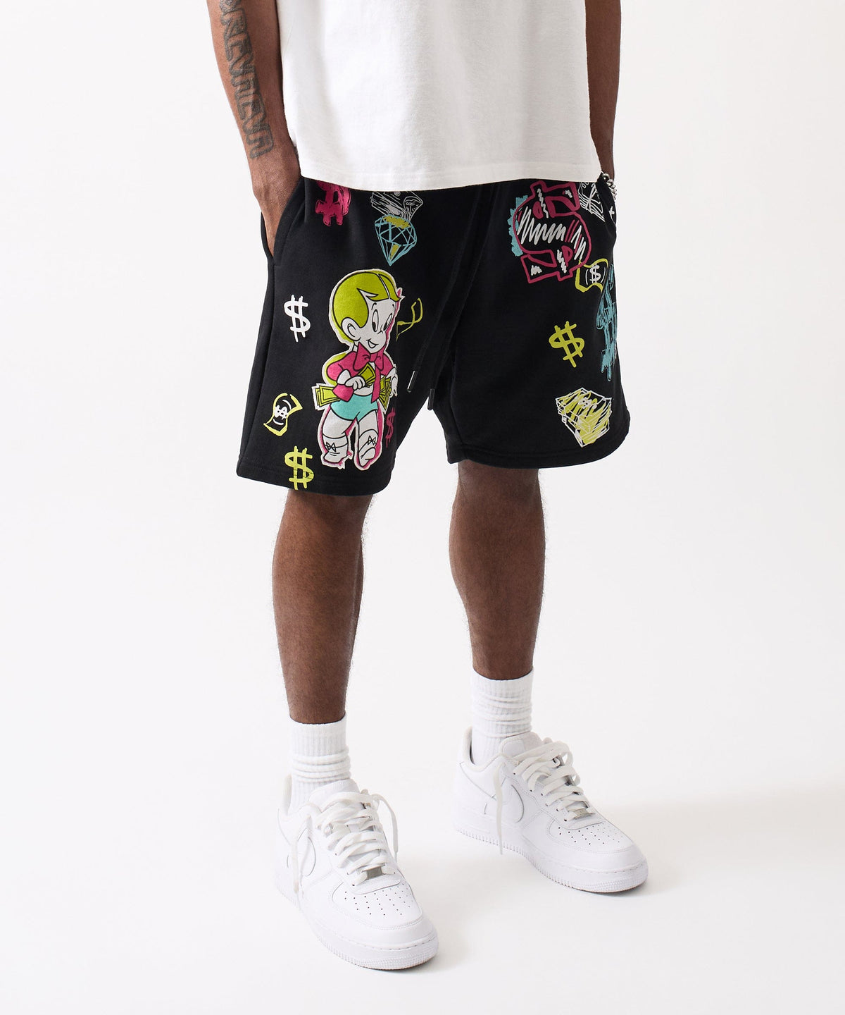 Reason Clothing Trusted Richie Rich Short - Black