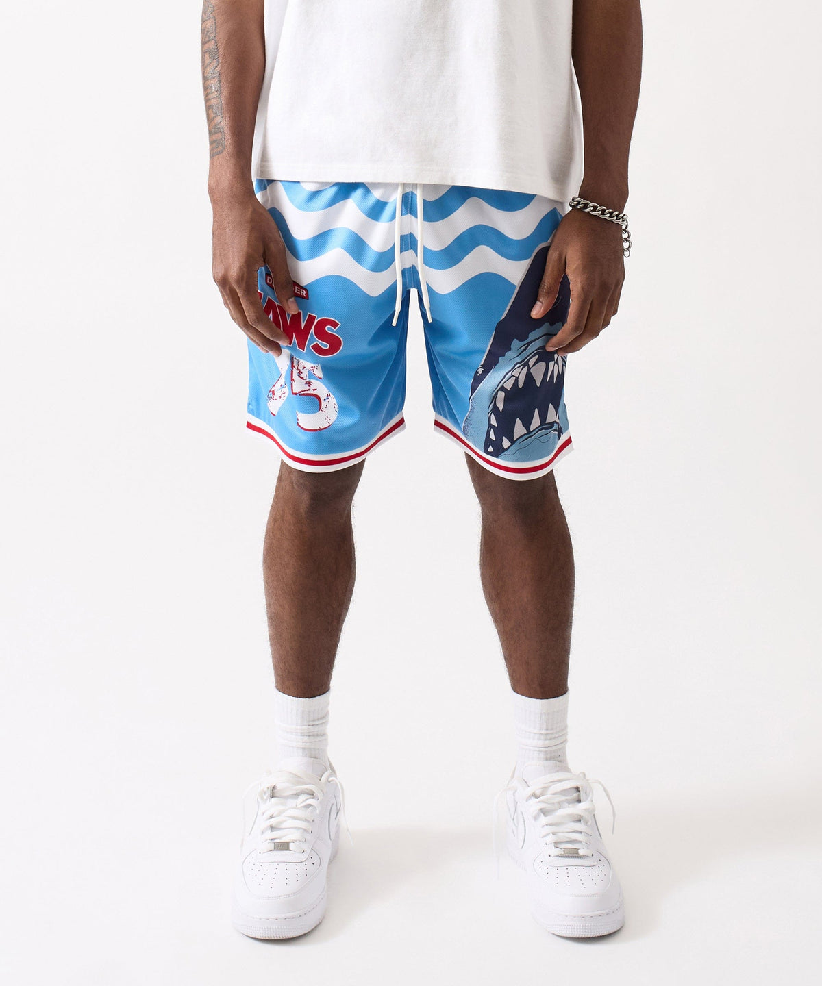 Reason Clothing Popular Jaws Basketball Short