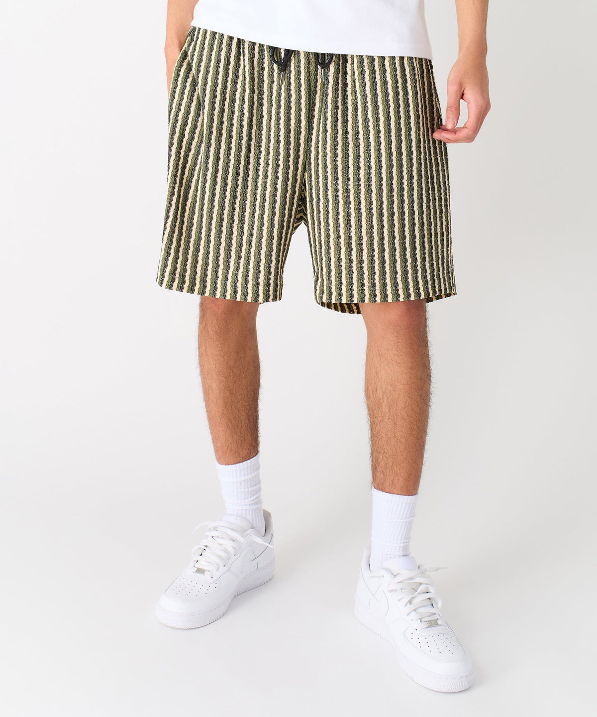 Reason Clothing Essential Striped Short