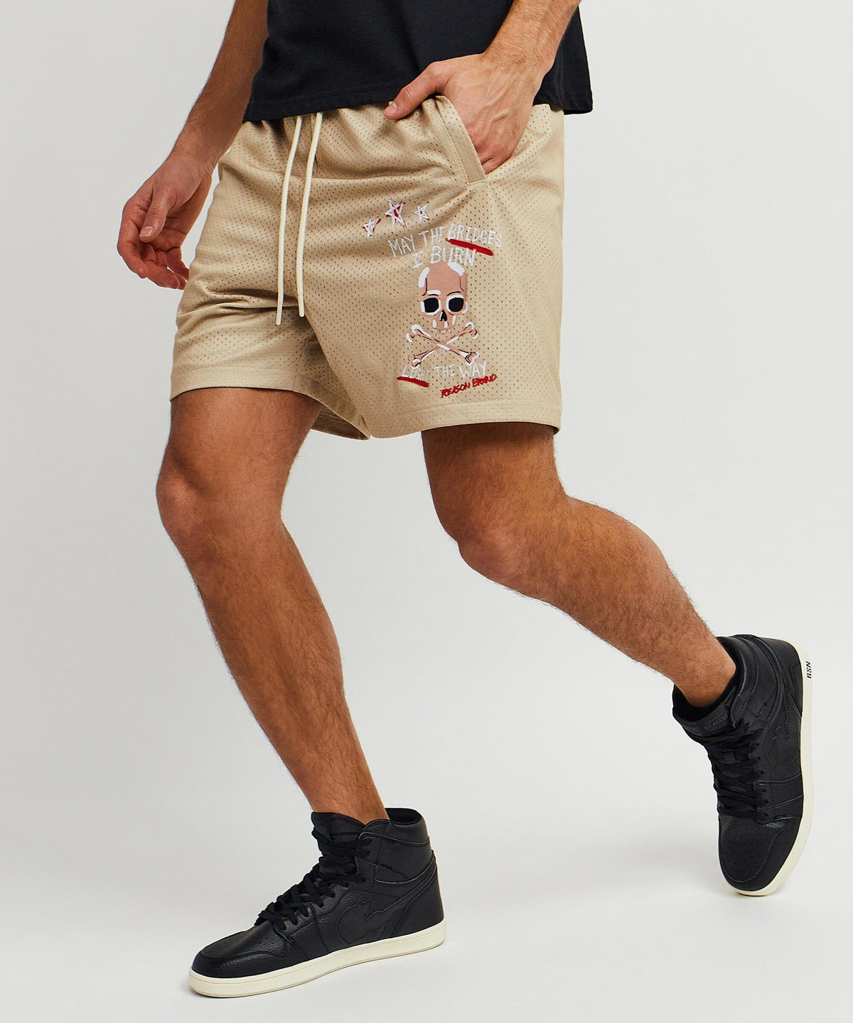 Reason Clothing Popular Burn Short