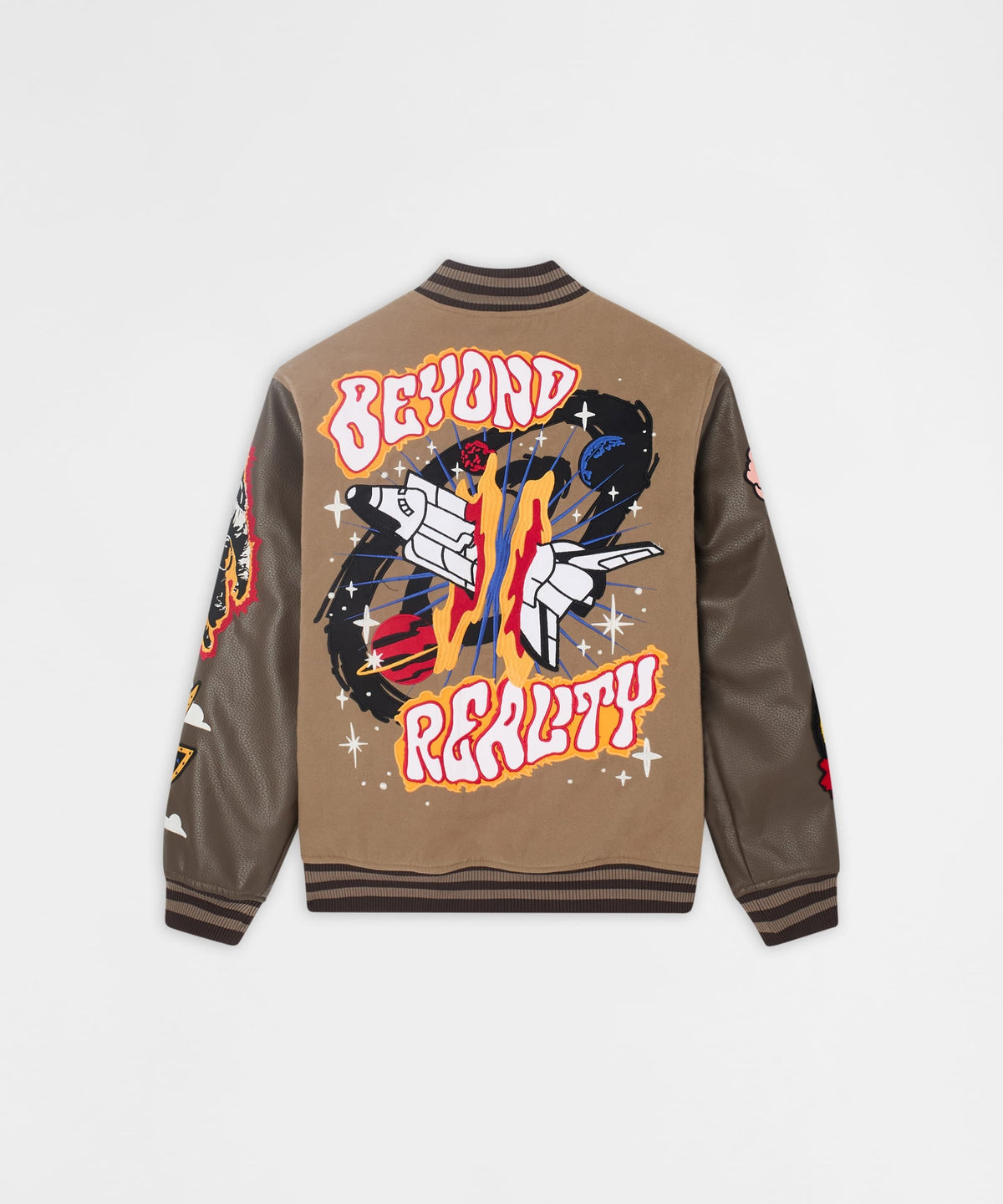 Reason Clothing Great Value Beyond Reality Varsity Jacket PU