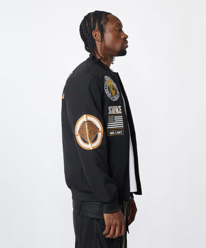 Reason Clothing Value Scarface Bomber Jacket - Black