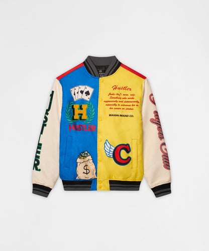 Reason Clothing Best Price Hustler Varsity Jacket