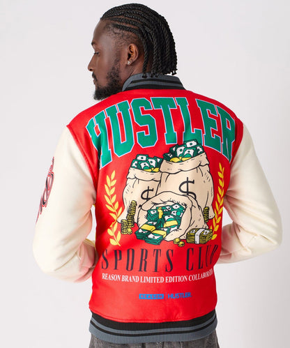 Reason Clothing Best Price Hustler Varsity Jacket