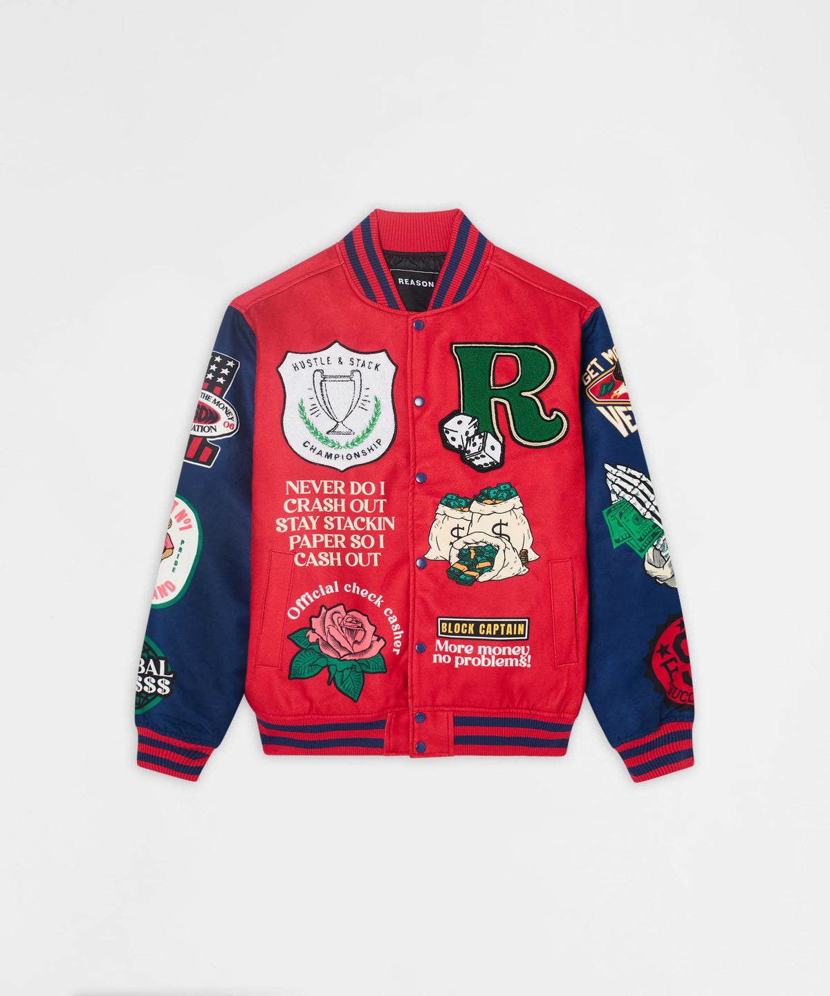 Reason Clothing Latest Captain Varsity Jacket