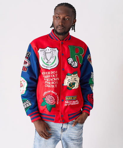 Reason Clothing Latest Captain Varsity Jacket