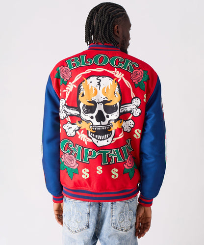 Reason Clothing Latest Captain Varsity Jacket