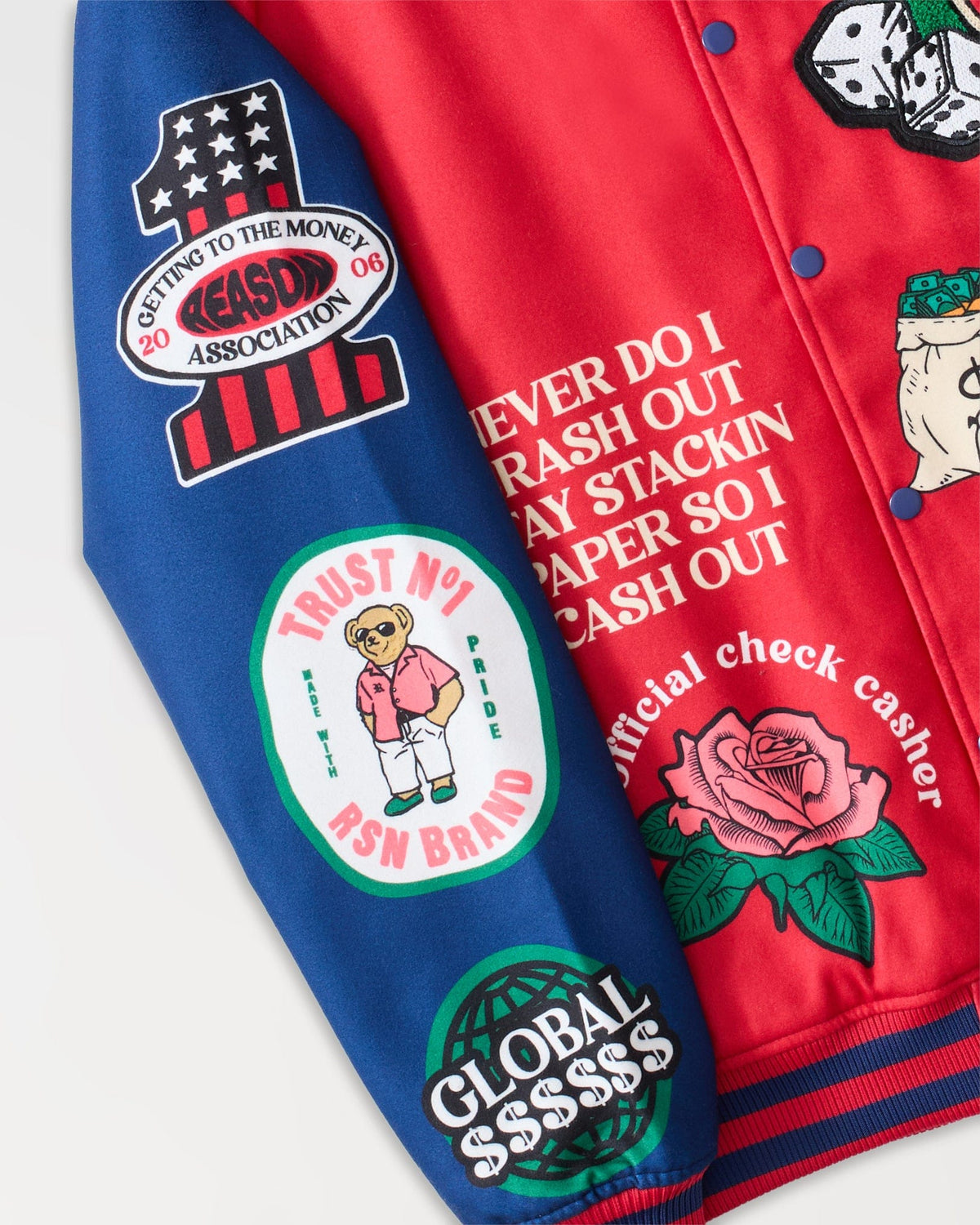 Reason Clothing Latest Captain Varsity Jacket